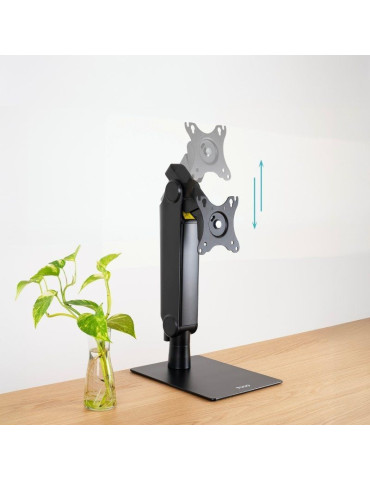 Soporte de Sobremesa para Monitor TooQ DB1741TN-B/ Giratorio/ Inclinable/ hasta 8kg 2