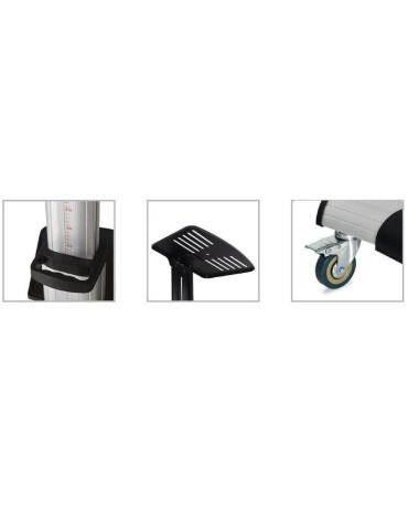 Soporte de Suelo Inclinable/ Orientable con Ruedas Fonestar STS-4064P para TV de 37-70"/ hasta 50kg 2