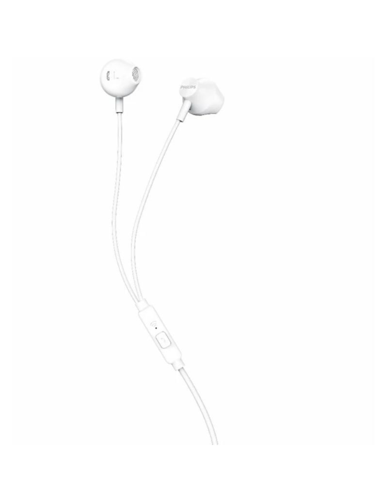 Auriculares Intrauditivos Philips TAUE101/ con Micrófono/ Jack 3.5/ Blancos