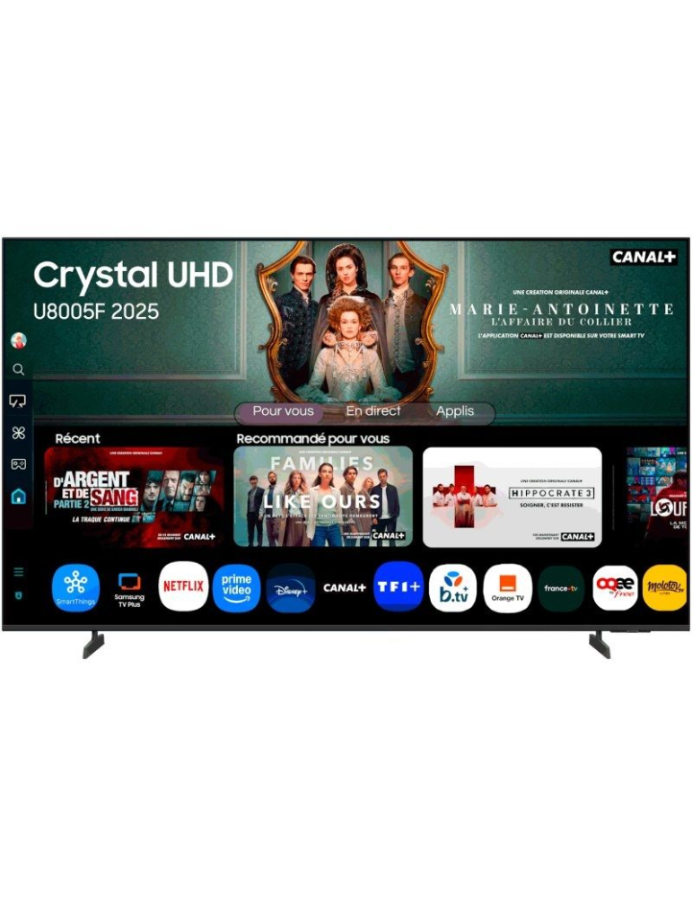 Televisor Samsung Crystal UHD U8005F TU65U8005FU 65"/ UltraHD 4K/ Smart TV/ WiFi