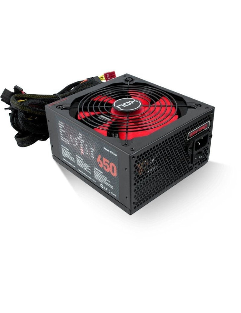 Fuente de Alimentación Nox NX/ 650W/ Ventilador 14cm
