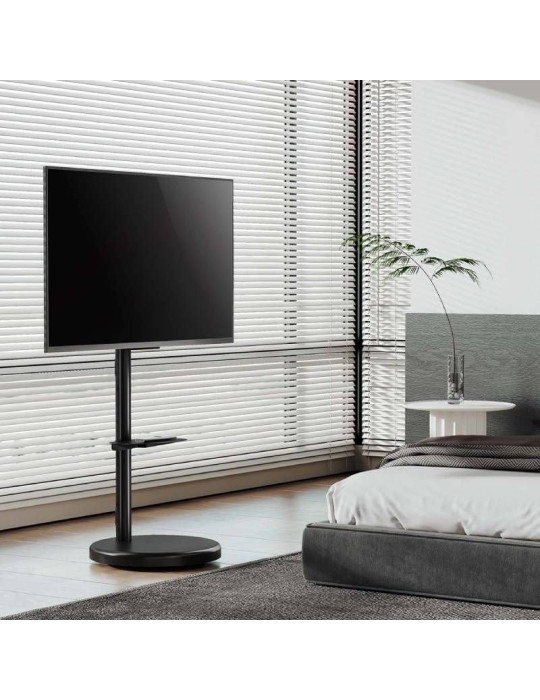 Soporte de Suelo con Ruedas Aisens FT86TRE-303 para TV de 37-86"/ hasta 50kg