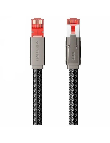 Cable de Red RJ45 SFTP Vention IKMHG Cat.8/ Gaming/ 1.5m/ Gris