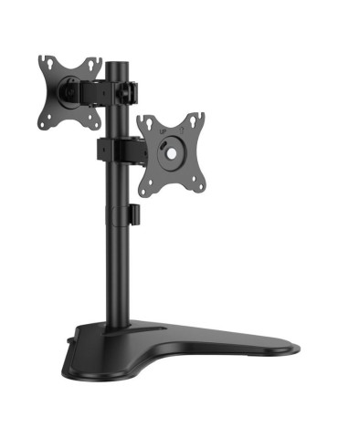 Soporte de Sobremesa para 2 Monitores Aisens DT32TR-409/ Giratorio/ Inclinable/ hasta 8kg