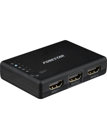 Conmutador HDMI Fonestar FO-22SW51/ 5 Entradas-1 Salida