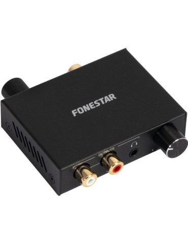 Convertidor de Audio Fonestar FO-42DAV/ Entrada Toslink y RCA/ Salida 2x RCA/ 1x Jack 3.5