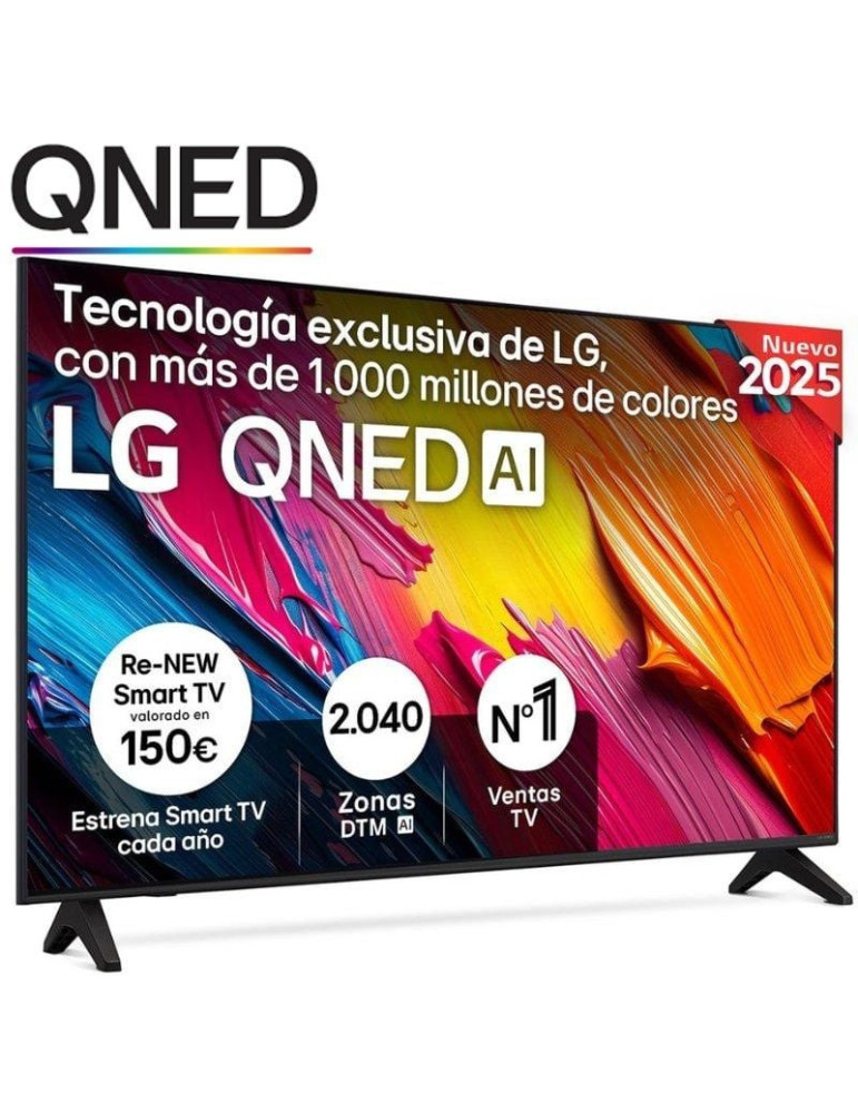 Televisor LG QNED AI QNED70 43QNED70A6A 43"/ Ultra HD 4K/ Smart TV/ WiFi