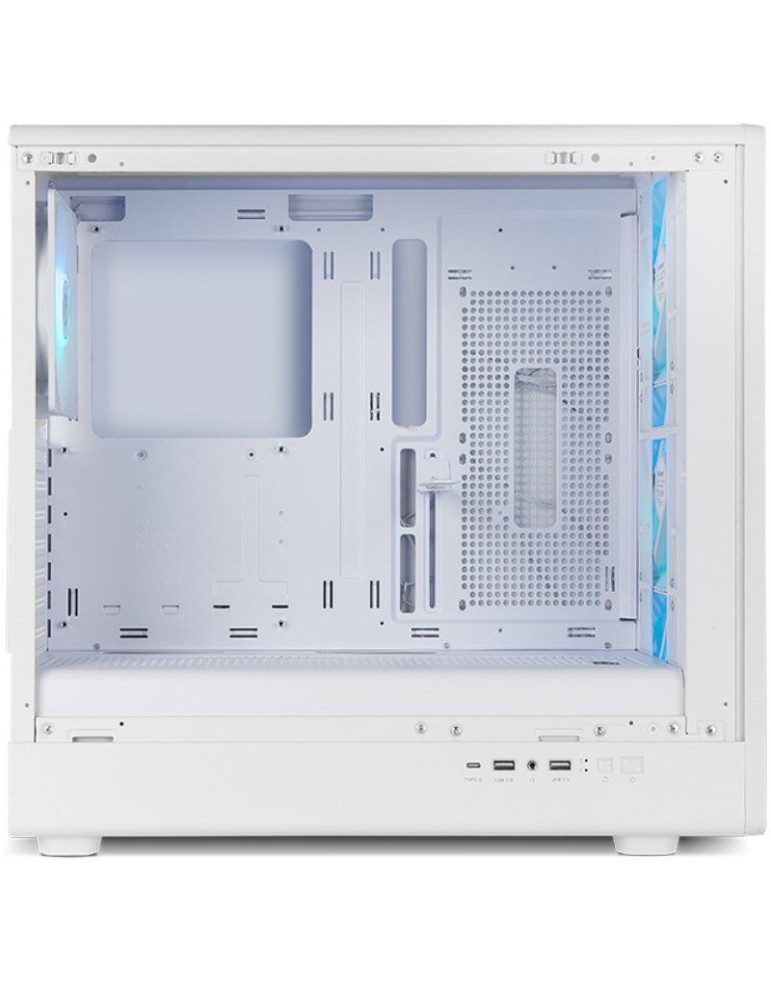 Caja Gaming Semitorre Nox Hummer AERO/ Blanca