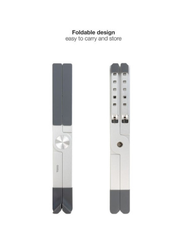 Soporte TooQ TQLRS0036-AL para Portátiles hasta 17.3" 2