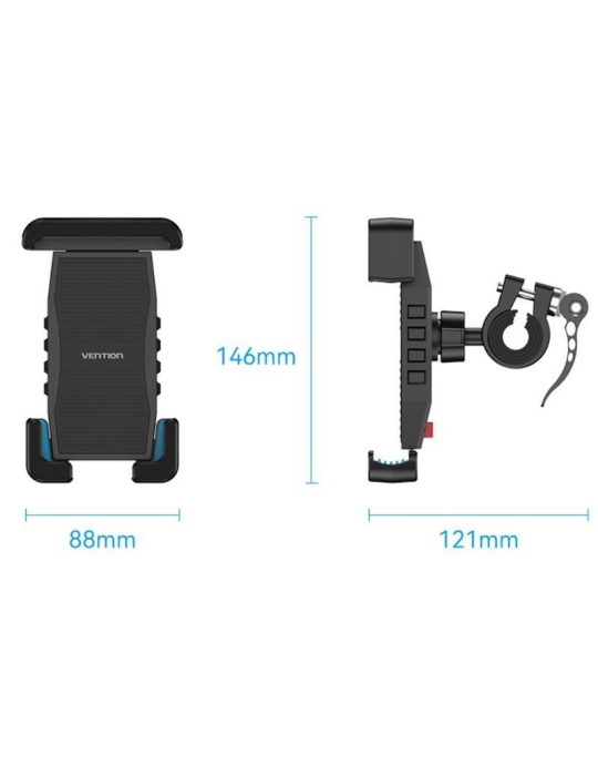 Soporte de Smartphone para Bicicleta Vention KCWB0/ Negro
