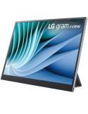 Monitor Portátil LG Gram +view 16MR70 16"/ WQXGA/ Negro y Plata