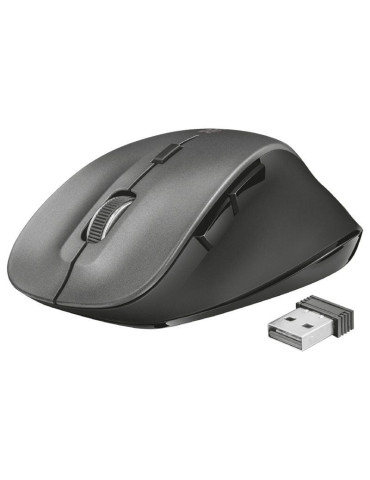 Ratón Ergonómico Inalámbrico Trust Ravan/ Hasta 1600 DPI