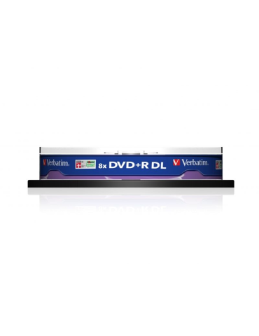 DVD+R Doble Capa Verbatim Advanced AZO 8X/ Tarrina-10uds 2