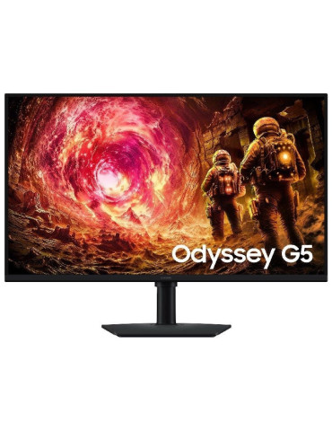 Monitor Gaming Samsung Odyssey G5 S32FG502EU 32"/ QHD/ 1ms/ 180Hz/ IPS/ Regulable en altura/ Negro