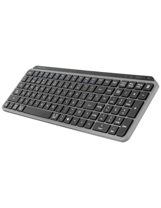 Teclado Compacto Inalámbrico por Bluetooth Mars Gaming MK-SILENKEYS/ Negro