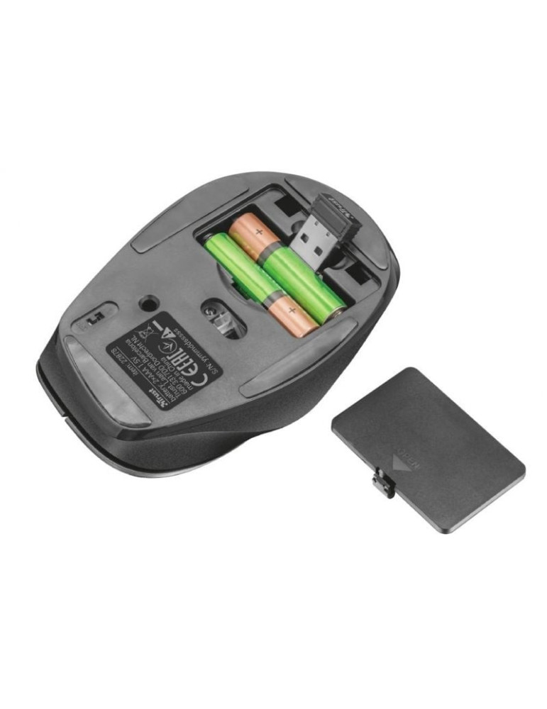 Ratón Ergonómico Inalámbrico Trust Ravan/ Hasta 1600 DPI