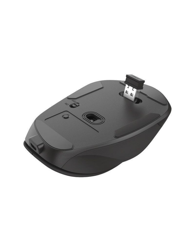 Ratón Ergonómico Inalámbrico Trust Fyda/ Batería recargable/ Hasta 2400 DPI