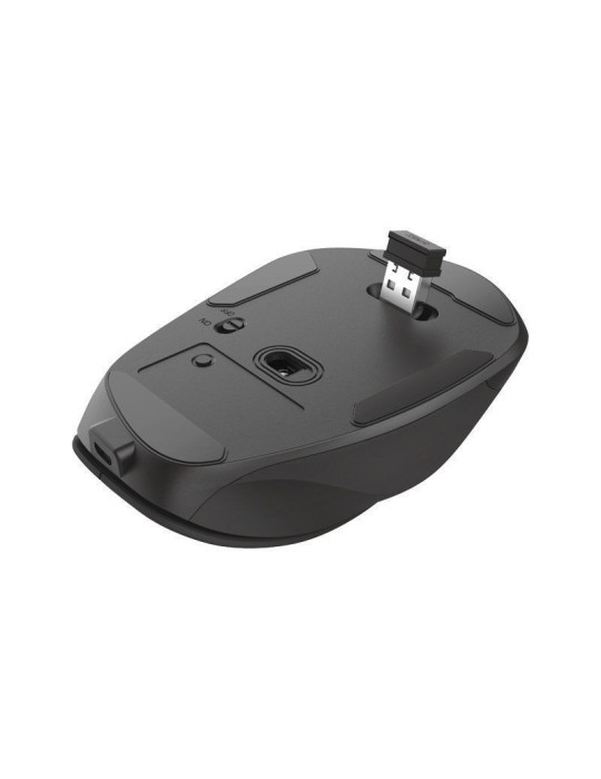 Ratón Ergonómico Inalámbrico Trust Fyda/ Batería recargable/ Hasta 2400 DPI
