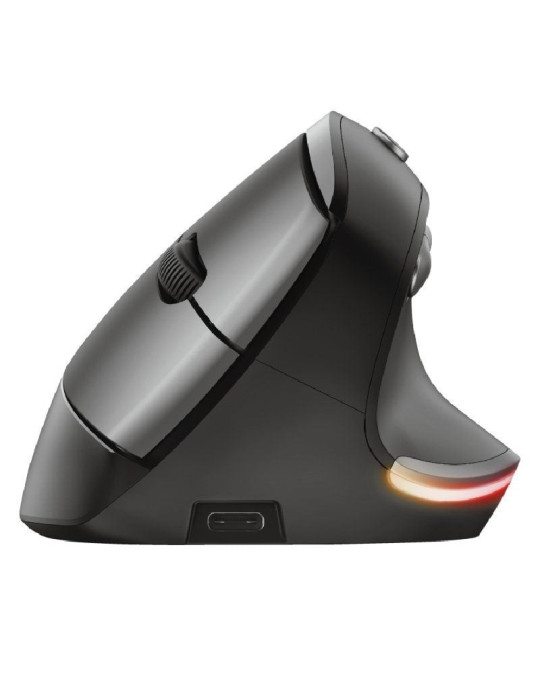 Ratón Ergonómico Inalámbrico Trust Bayo/ Batería recargable/ Hasta 2400 DPI