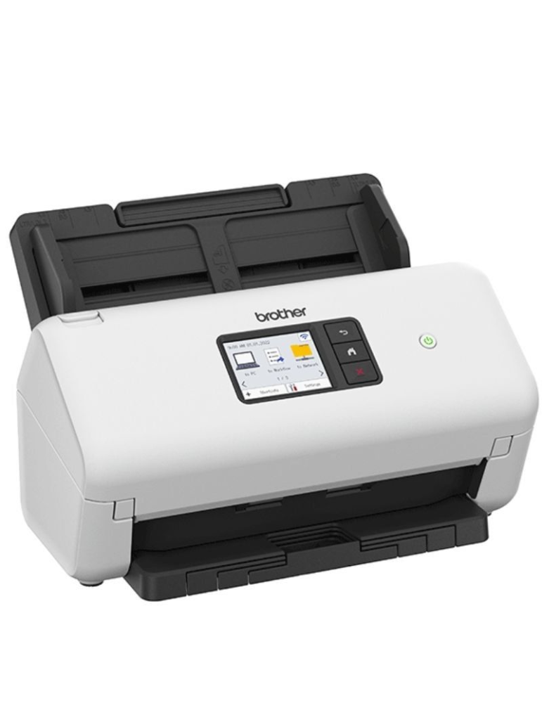 Escáner Documental Brother ADS-4550W con Alimentador de Documentos ADF/ Doble cara