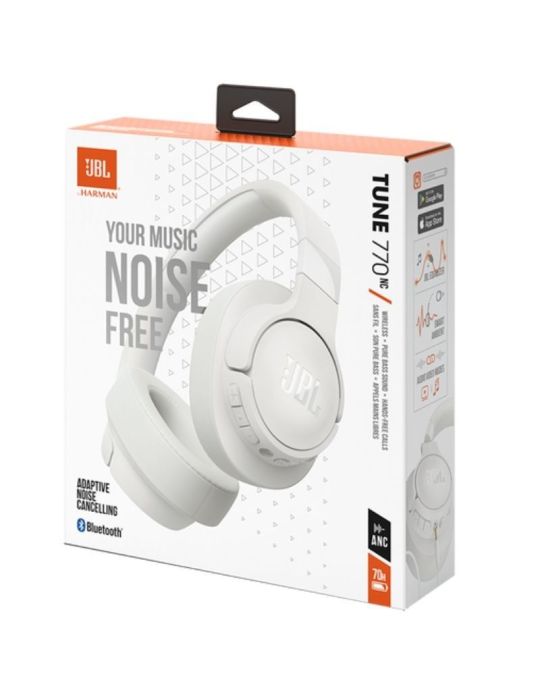 Auriculares Inalámbricos JBL Tune 770NC/ con Micrófono/ Bluetooth/ Blancos
