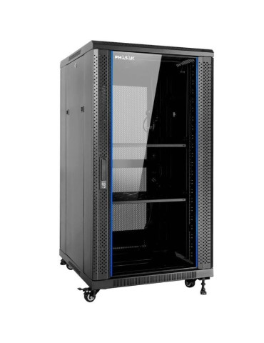 Armario Rack Mural Desmontado Phasak PHO 6822/ 19"/ Altura 22U