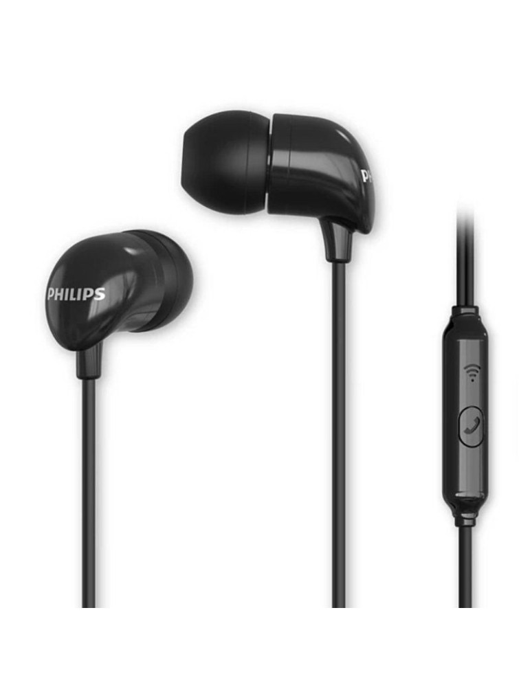 Auriculares Intrauditivos Philips TAE1126BK/ con Micrófono/ Jack 3.5/ Negros