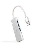 Hub USB 3.0 Nanocable 10.16.4602/ 4xUSB/ Gris
