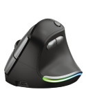 Ratón Ergonómico Inalámbrico Trust Bayo/ Batería recargable/ Hasta 2400 DPI
