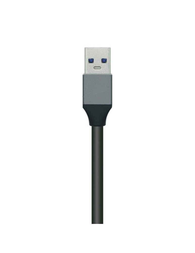 Hub USB 3.0 Aisens A106-0507/ 4xUSB/ Gris