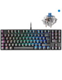 Teclado Gaming Mecánico Mars Gaming MKREVOPROBES/ Switch Azul