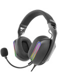Auriculares Gaming con Micrófono Mars Gaming MH-PRO/ Jack 3.5/ USB/ Negros