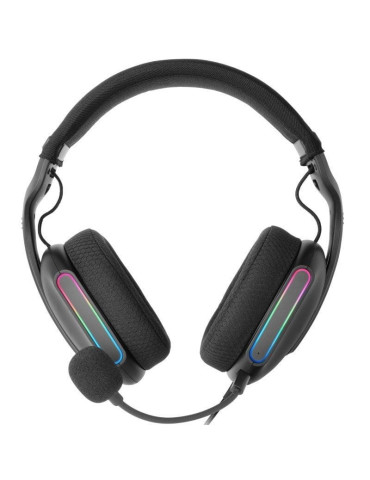 Auriculares Gaming con Micrófono Mars Gaming MH-PRO/ Jack 3.5/ USB/ Negros 2