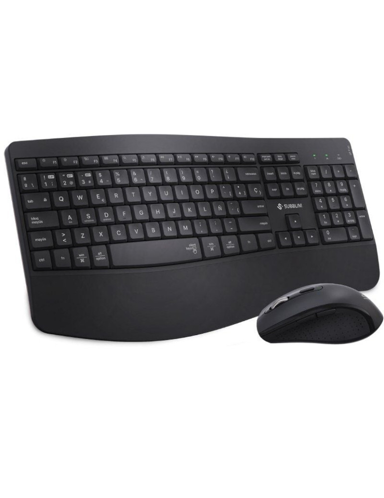 Teclado y Ratón Inalámbrico Subblim Combo Dual Office Prowave/ Negro