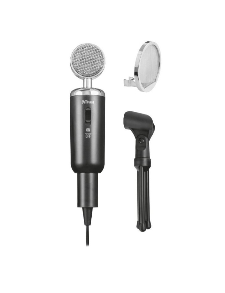 Micrófono con Trípode Trust Madell Desk Vintage