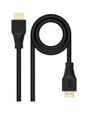 Cable HDMI 1.4 Nanocable 10.15.4701/ HDMI Macho - HDMI Macho/ 1m/ Negro