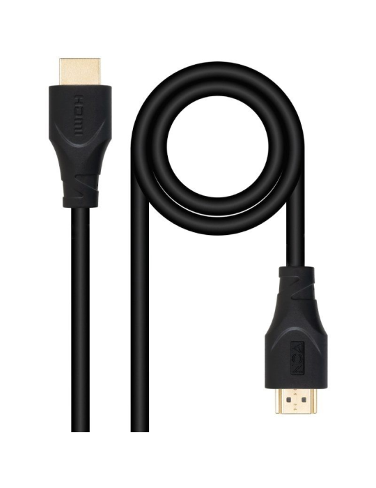 Cable HDMI 1.4 Nanocable 10.15.4702/ HDMI Macho - HDMI Macho/ 1.8m/ Negro