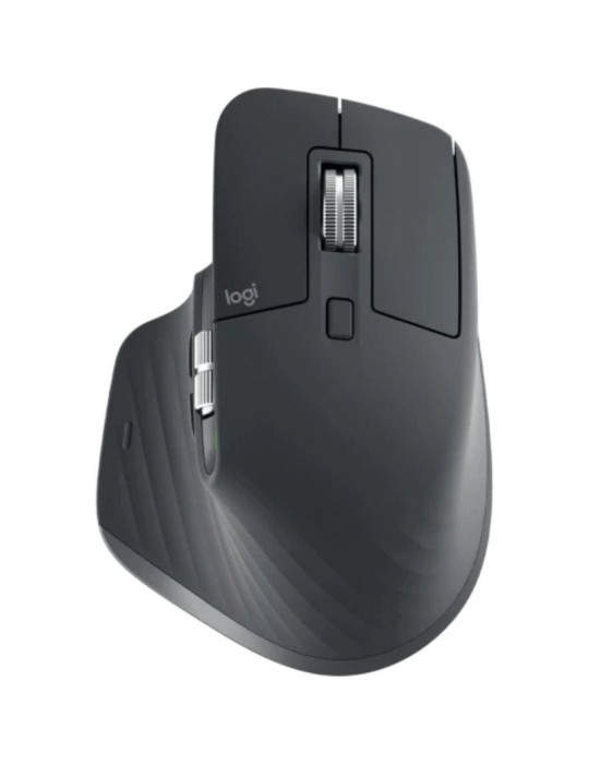 Ratón Ergonómico Inalámbrico por Bluetooth Logitech MX Master 3S For Business/ Batería recargable/ Hasta 8000 DPI/ Grafito
