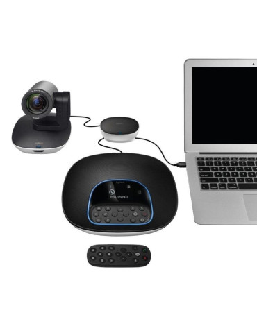 Sistema de  Videoconferencia Logitech Group/ Enfoque Automático/ Full HD 2