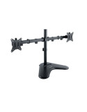 Soporte de Sobremesa para 2 Monitores TooQ DB1702TN-B/ Giratorio/ Inclinable/ hasta 9kg