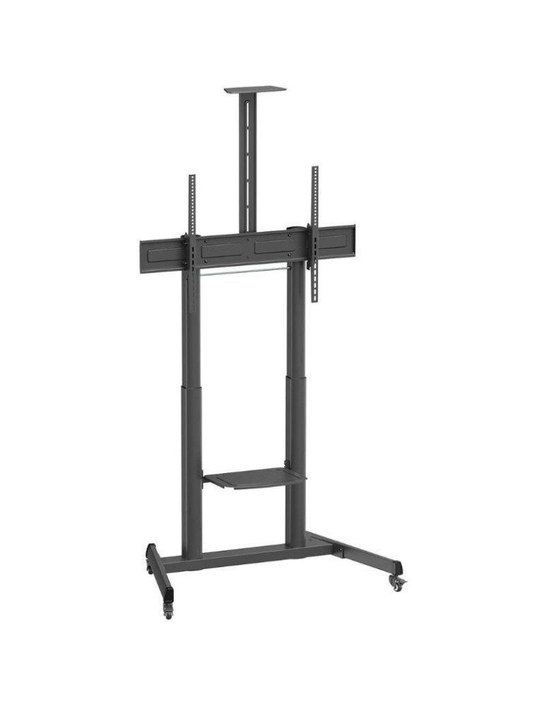 Soporte de Suelo Inclinable con Ruedas y Manivela Aisens FT100TE-403 para TV 60-100"/ hasta 100kg