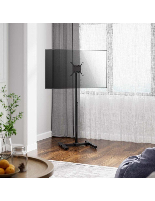 Soporte de Suelo Inclinable/ Nivelable/ Extensible Aisens FT42TE-261 para TV de 13-42"/ hasta 20kg