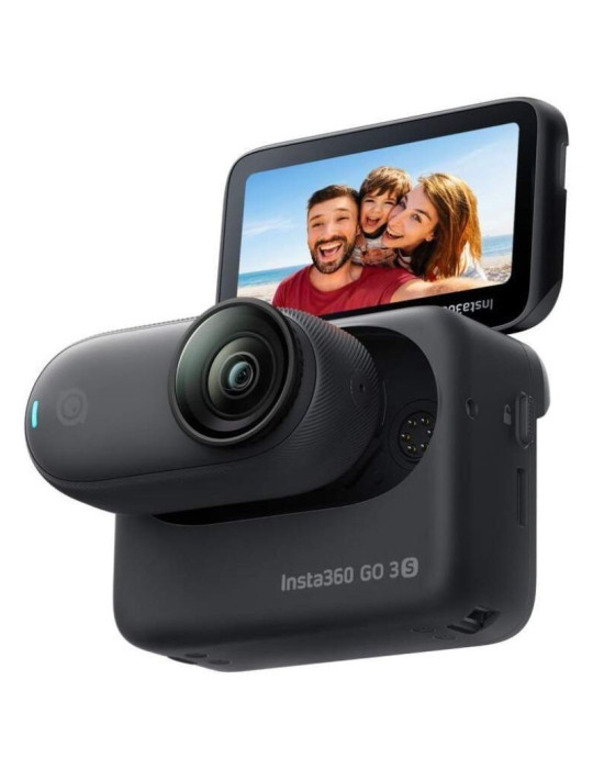 Cámara Digital Deportiva Insta360 GO 3S/ 4K/ Ángulo de visión 180 / Negra