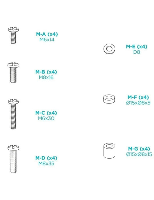 Soporte de Pared TooQ LP1084F-B para TV de 37-80"/ hasta 80kg