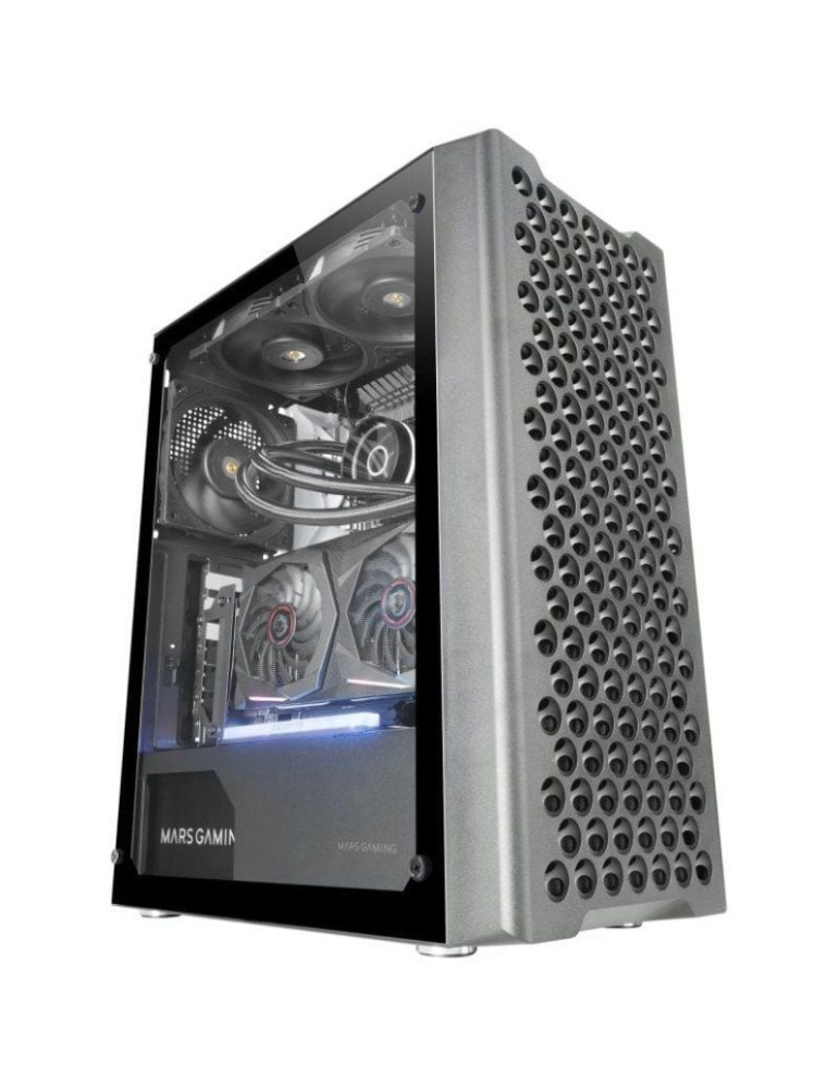 Caja Gaming Semitorre Mars Gaming MC-iPRO/ Negra
