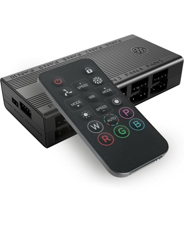 Controlador Hub Remoto Mars Gaming MF-HUB para Ventiladores ARGB