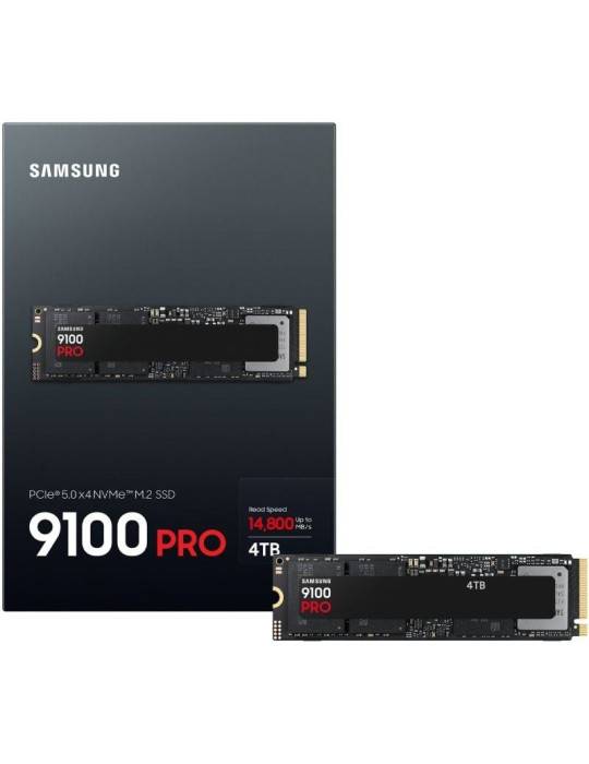 Disco SSD Samsung 9100 PRO 4TB/ M.2 2280 PCIe Gen5/ Full Capacity
