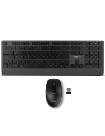 Teclado y Ratón Inalámbricos Nox Lite Duo 2