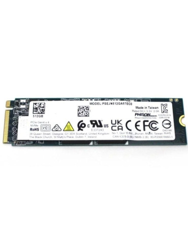 Disco SSD Phison PSENN512GA87QC0 512GB/ M.2 2280 PCIe Gen4/ Full Capacity