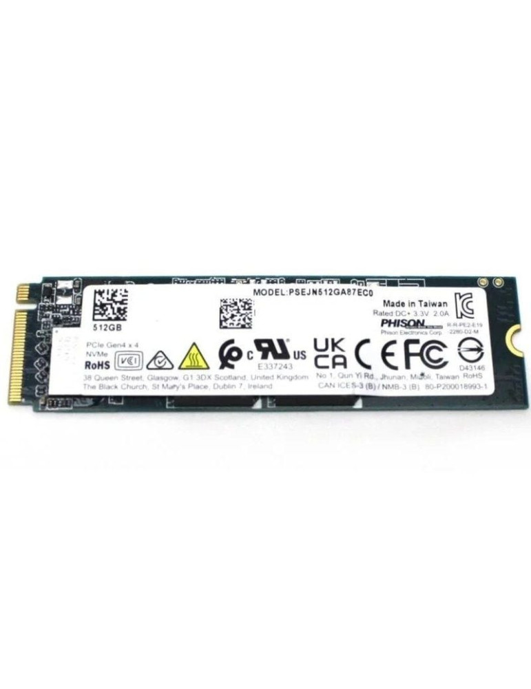Disco SSD Phison PSENN512GA87QC0 512GB/ M.2 2280 PCIe Gen4/ Full Capacity